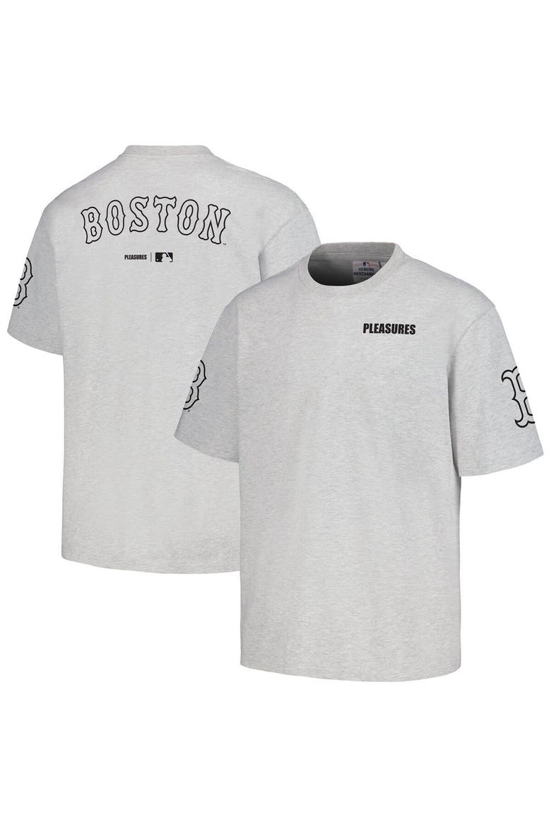 Men's PLEASURES  Gray Boston Red Sox Team T-Shirt, Main, color, Gray