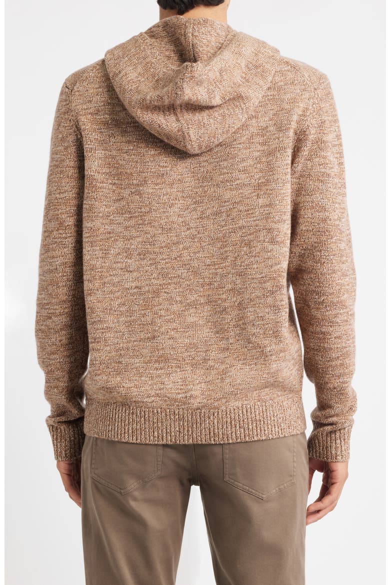 Wildman Merino Wool Hooded Sweater, Alternate, color, BROWN