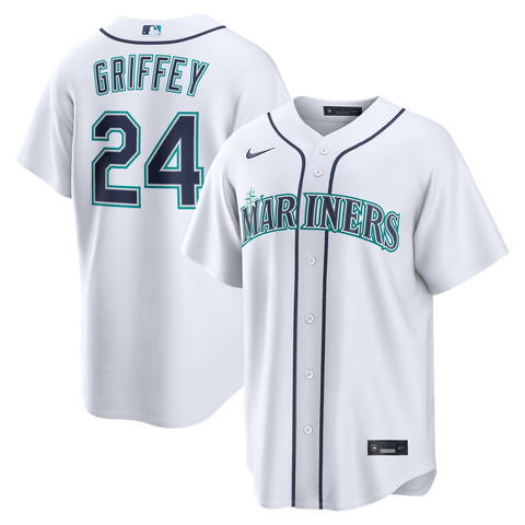 Men's Nike Ken Griffey Jr. White Seattle Mariners Home Replica Jersey