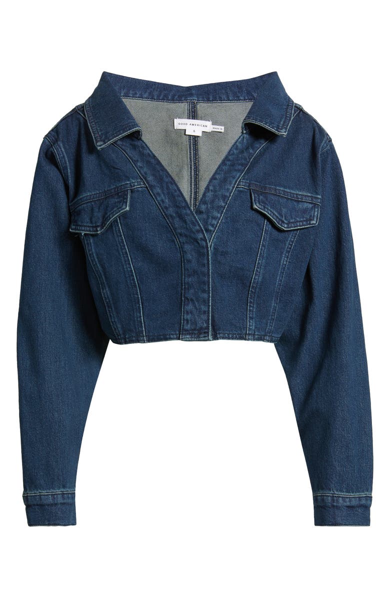 Good American Denim Crop Top, Alternate, color,