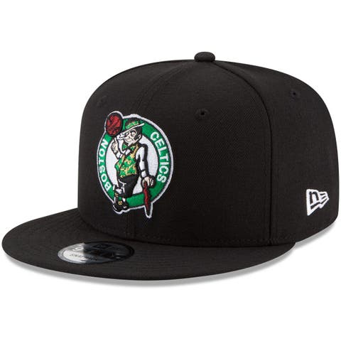 Men's New Era Black Boston Celtics Official Team Color 9FIFTY Snapback Hat