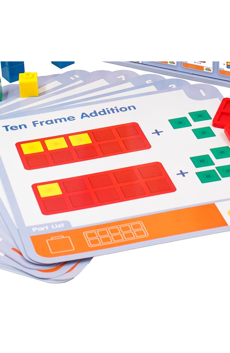 Junior Learning Mathcubes Ten Frames 30 Activity Set, Alternate, color, 