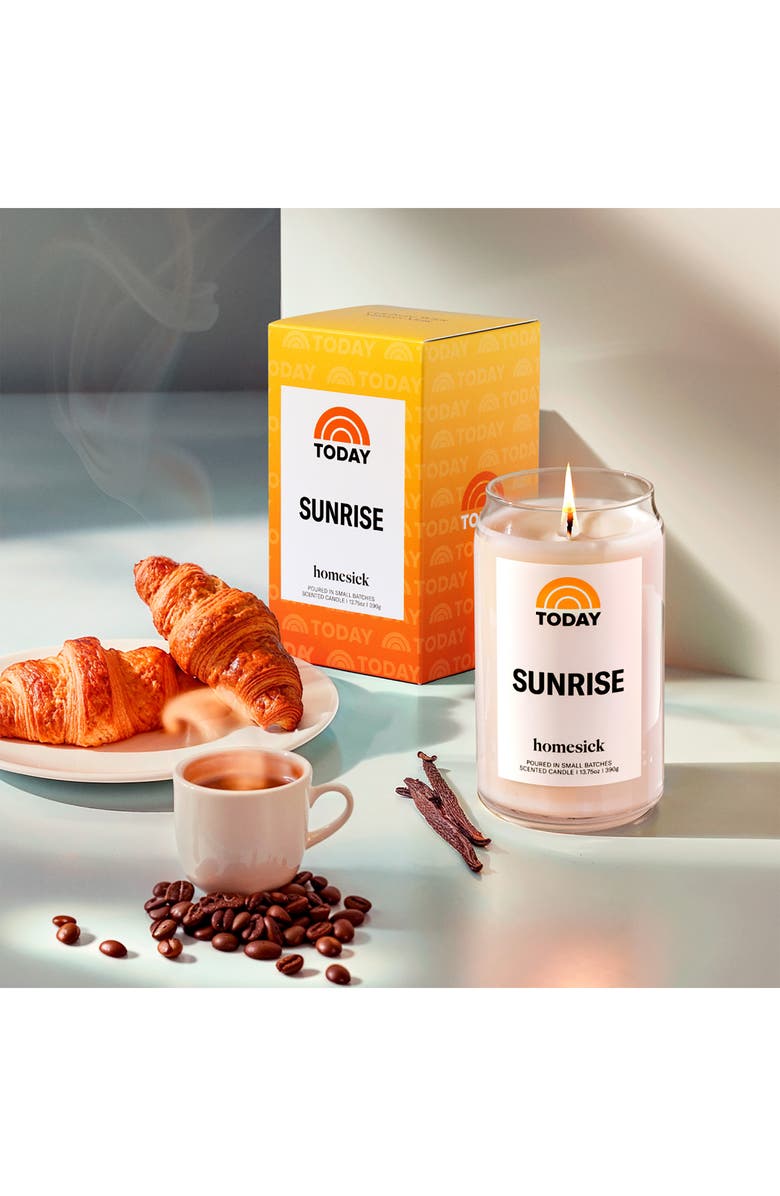 homesick x TODAY Sunrise Candle, Alternate, color, 
