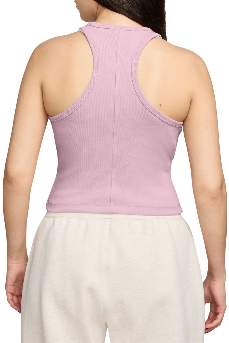 Essential Racerback Tank, Alternate, color, 676 ICDCMN/WHITE