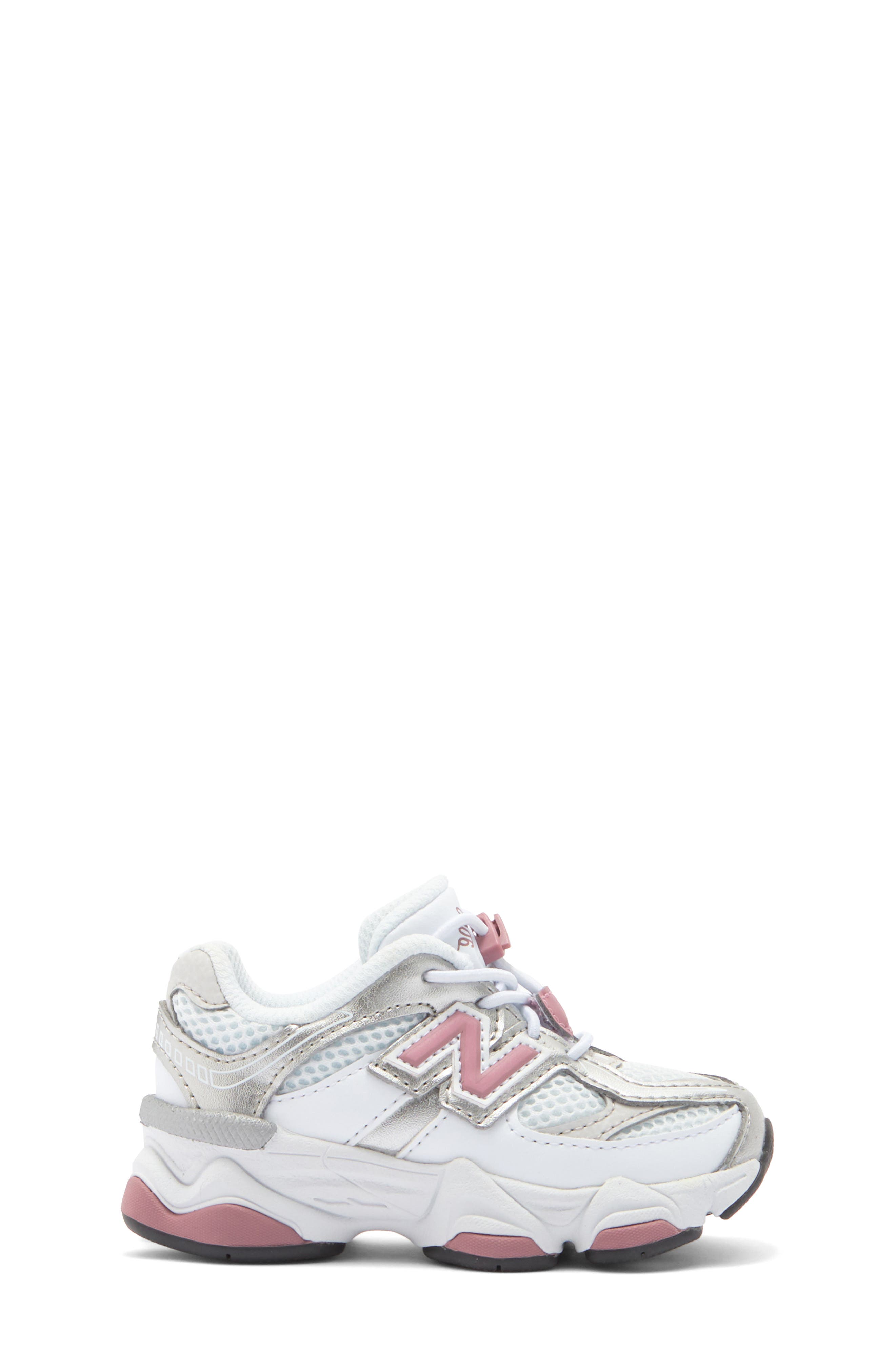 New Balance Kids' 9060 Sneaker, Alternate, color, Nb 103 White/ Rosewood