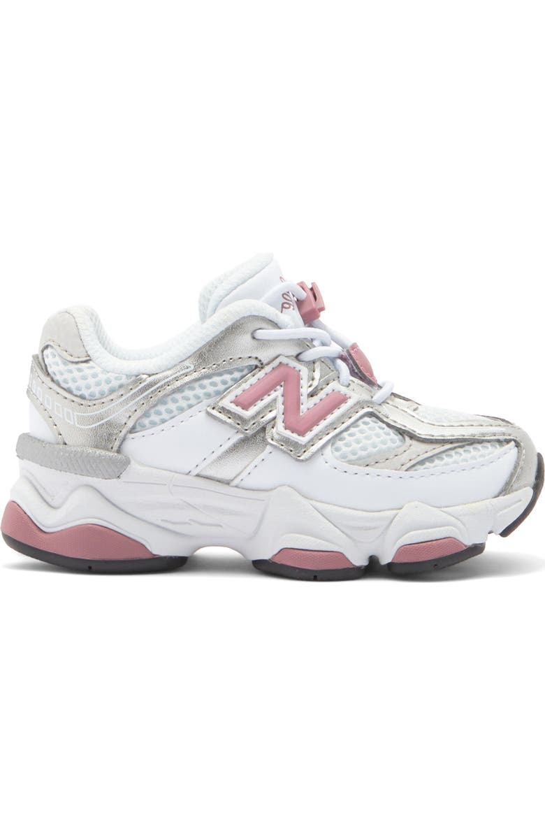 New Balance Kids' 9060 Sneaker, Alternate, color, Nb 103 White/ Rosewood