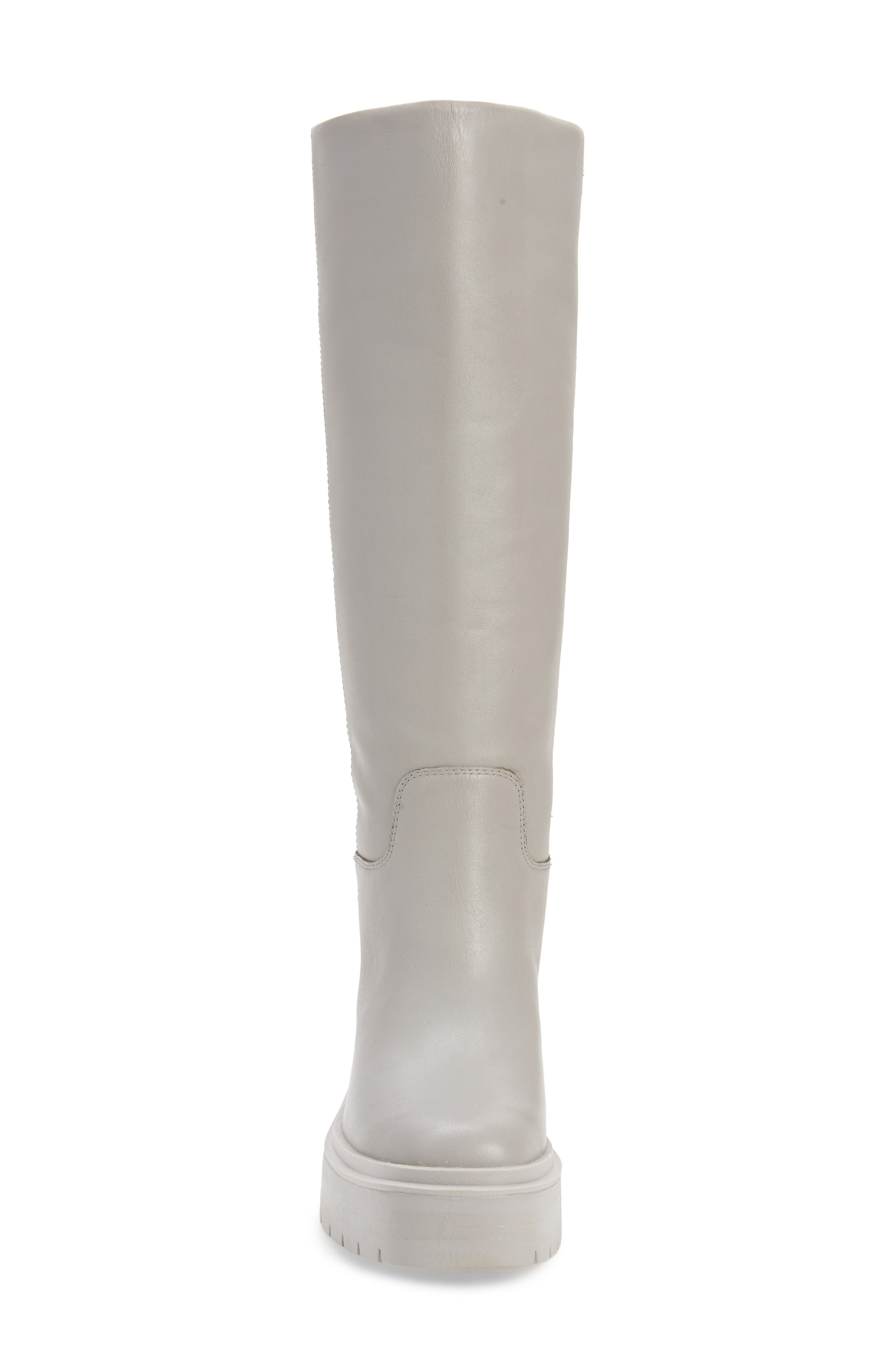 Larina Waterproof Knee High Platform Boot, Alternate, color, PEBBLE GREY