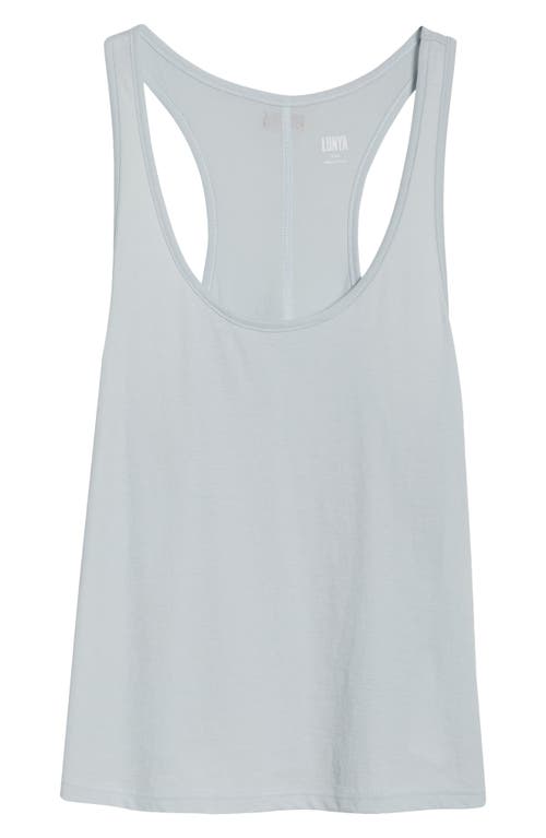 Lunya Organic Pima Cotton Curve Hem Tank In White