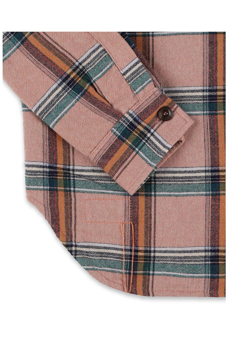 Aprilb Cotton Check Shirt, Alternate, color, PINK