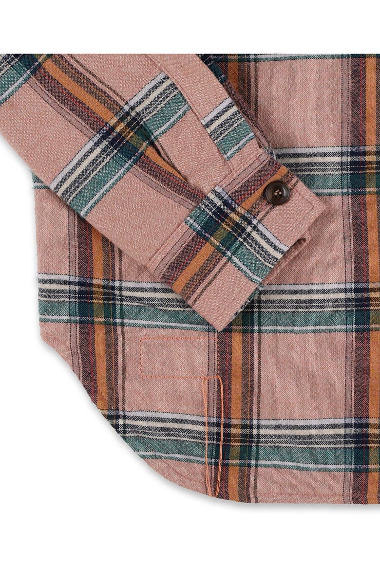 Fortela Aprilb Cotton Check Shirt, Alternate, color, Pink