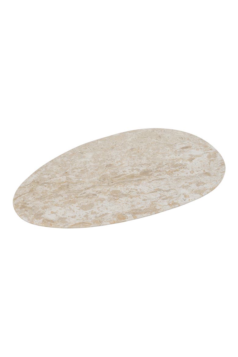 Round Marble Tray, Main, color, NATURAL CREAM