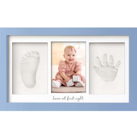 Baby Handprint & Footprint Keepsake Duo Frame
