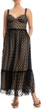 MAX STUDIO Lace Midi Dress