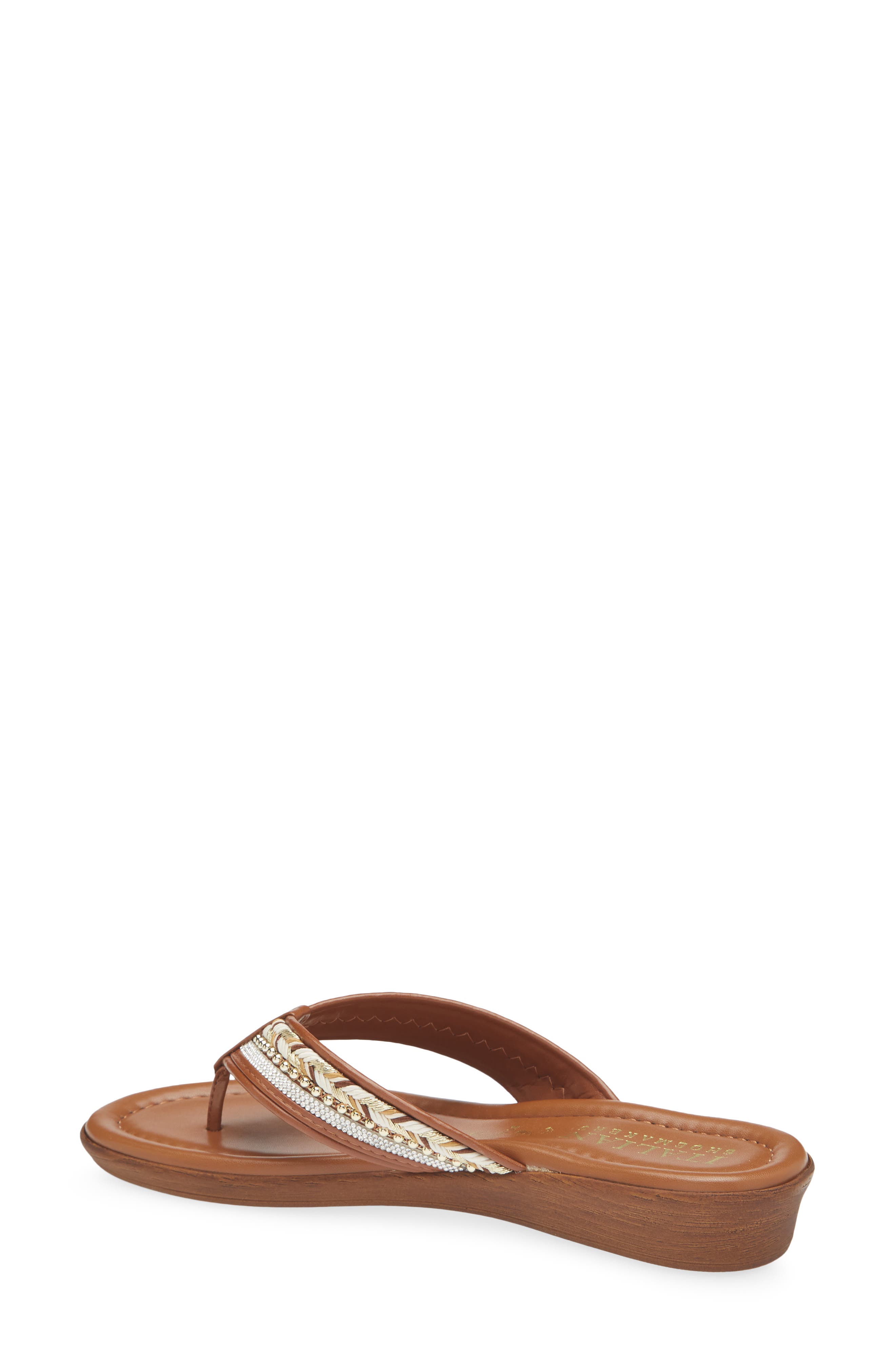 ITALIAN SHOEMAKERS Malika Sandal, Alternate, color, Luggage