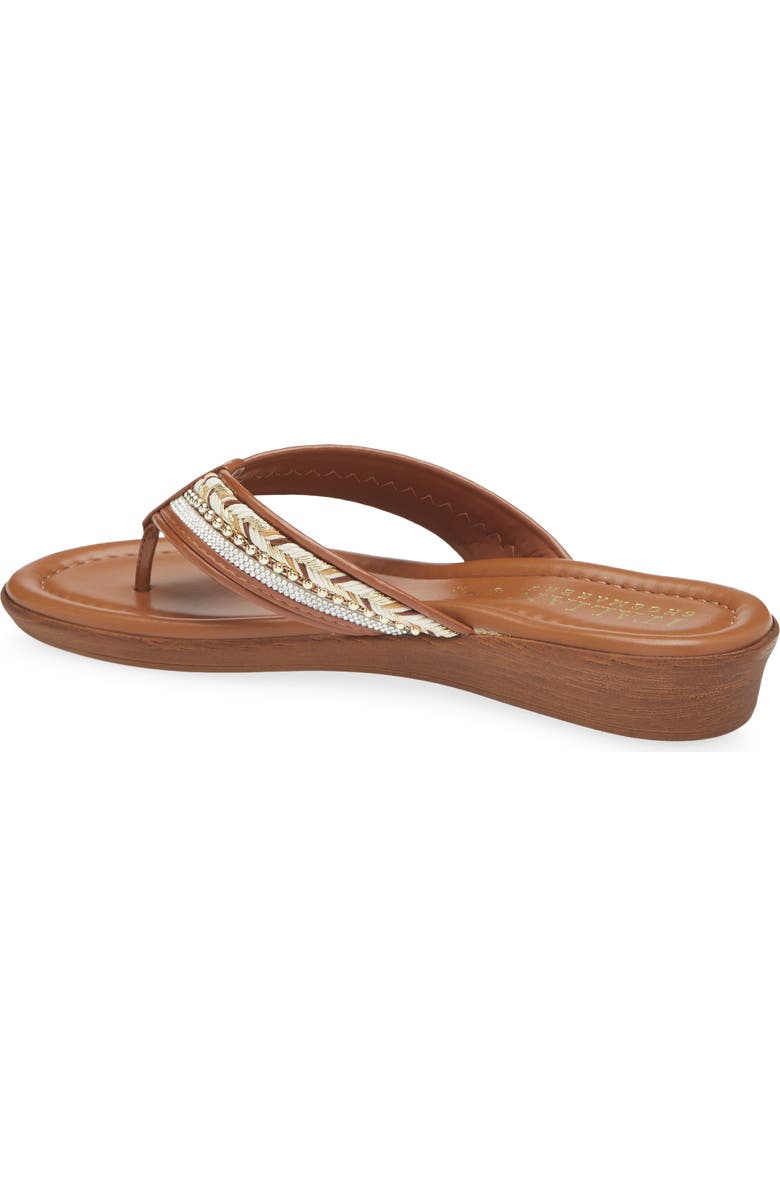 ITALIAN SHOEMAKERS Malika Sandal, Alternate, color, Luggage
