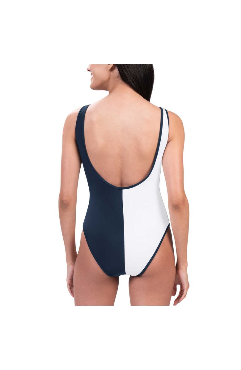 G-III 4HER BY CARL BANKS Women's G-III 4Her by Carl Banks Navy/White Buffalo Bills Last Stand One-Piece Swimsuit, Alternate, color, Navy