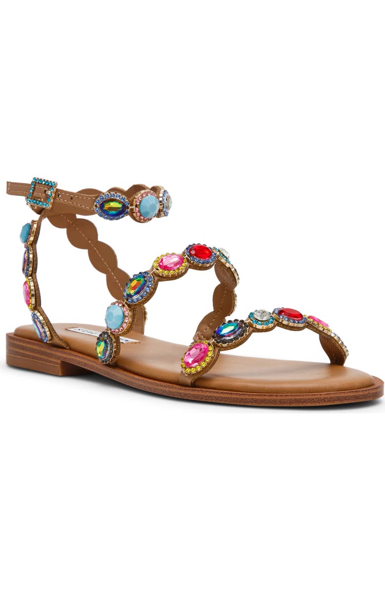 Steve Madden Tawnie Ankle Strap Sandal, Main, color, Bright Multi
