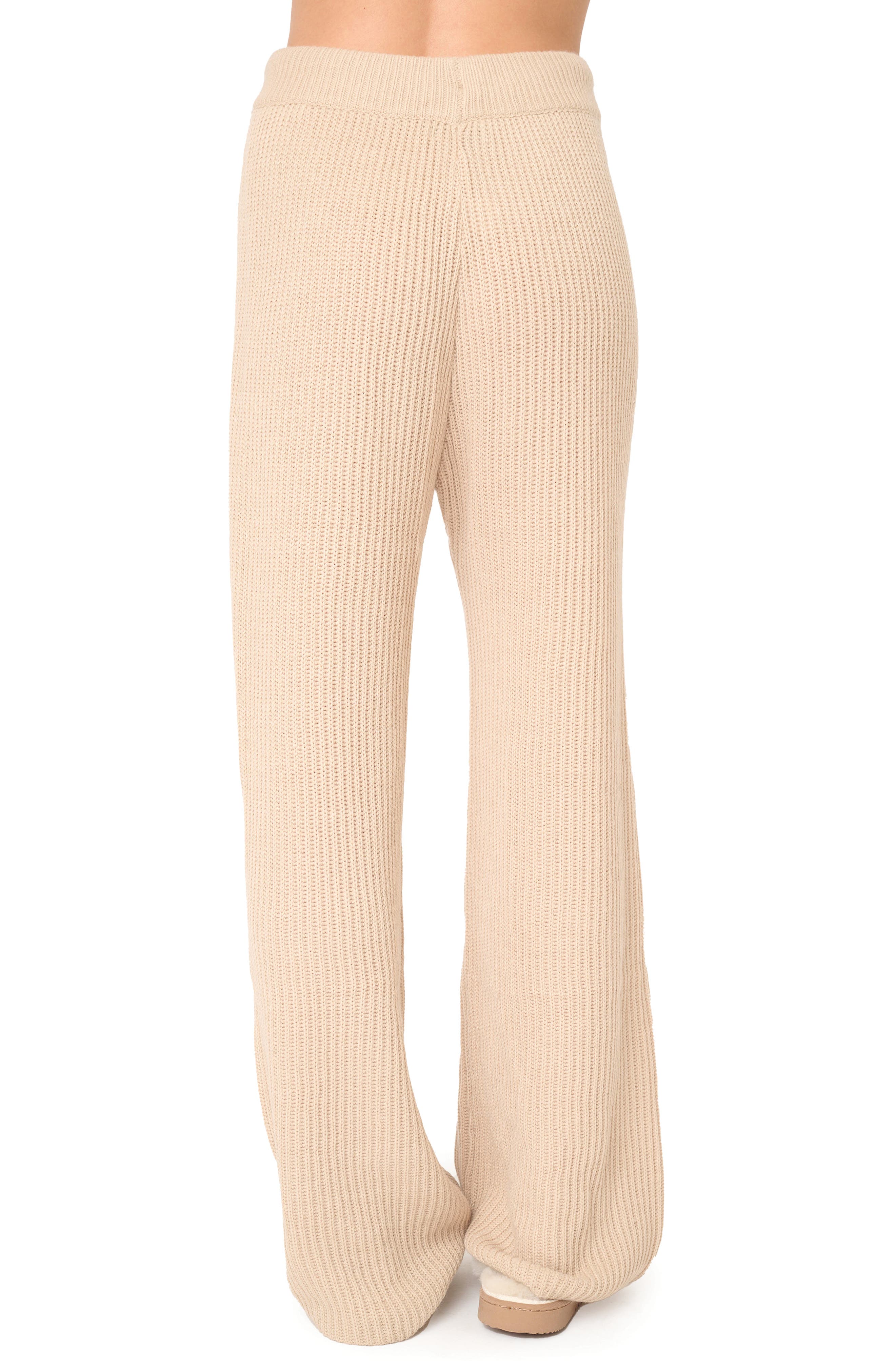 Gigi Drawstring Rib Sweater Pants - image 4