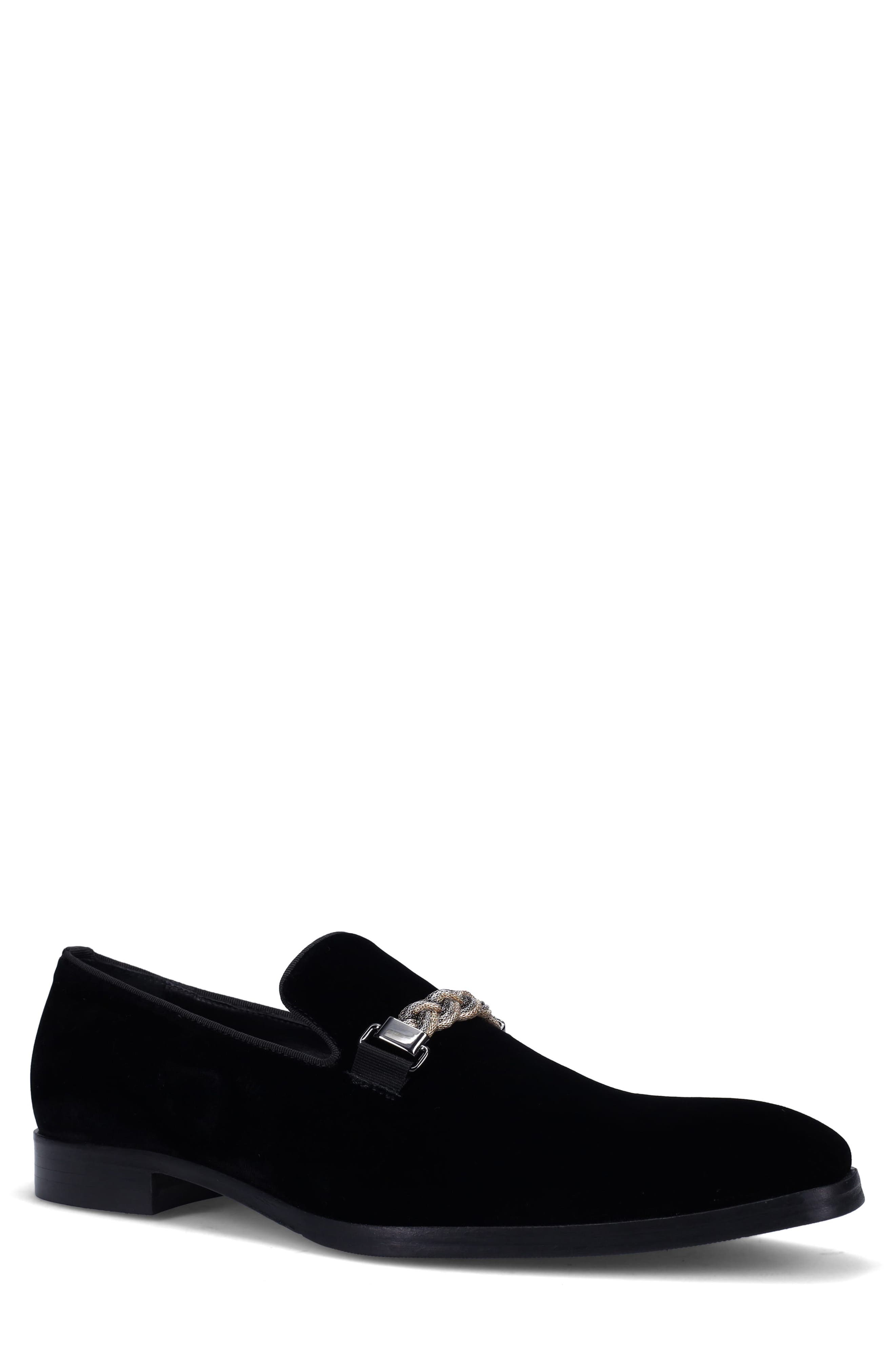 Ron White Baron Bit Loafer, Main, color, Blk/Gunmtl