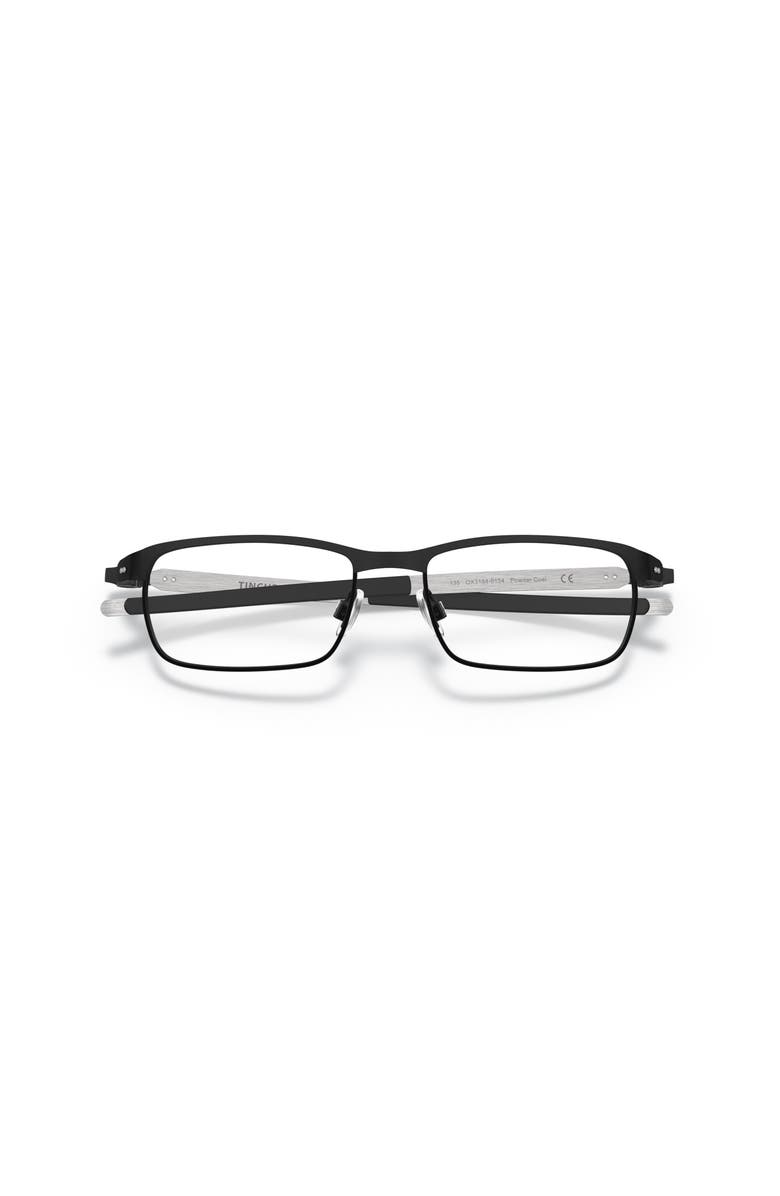 Oakley 52mm Rectangle optical glasses, Alternate, color, Black