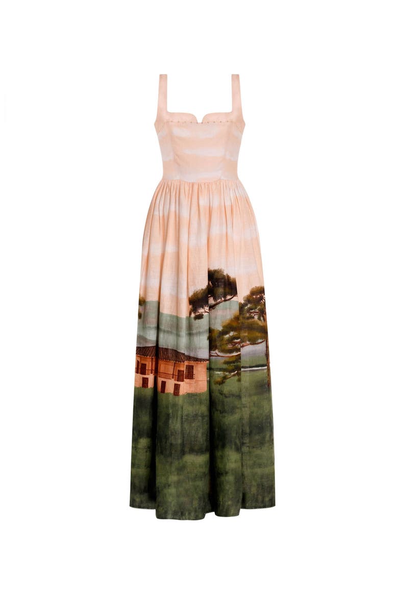 Jaspe Paraiso Maxi Dress, Main, color, Multicolor