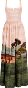 Agua by Agua Bendita Jaspe Paraiso Maxi Dress