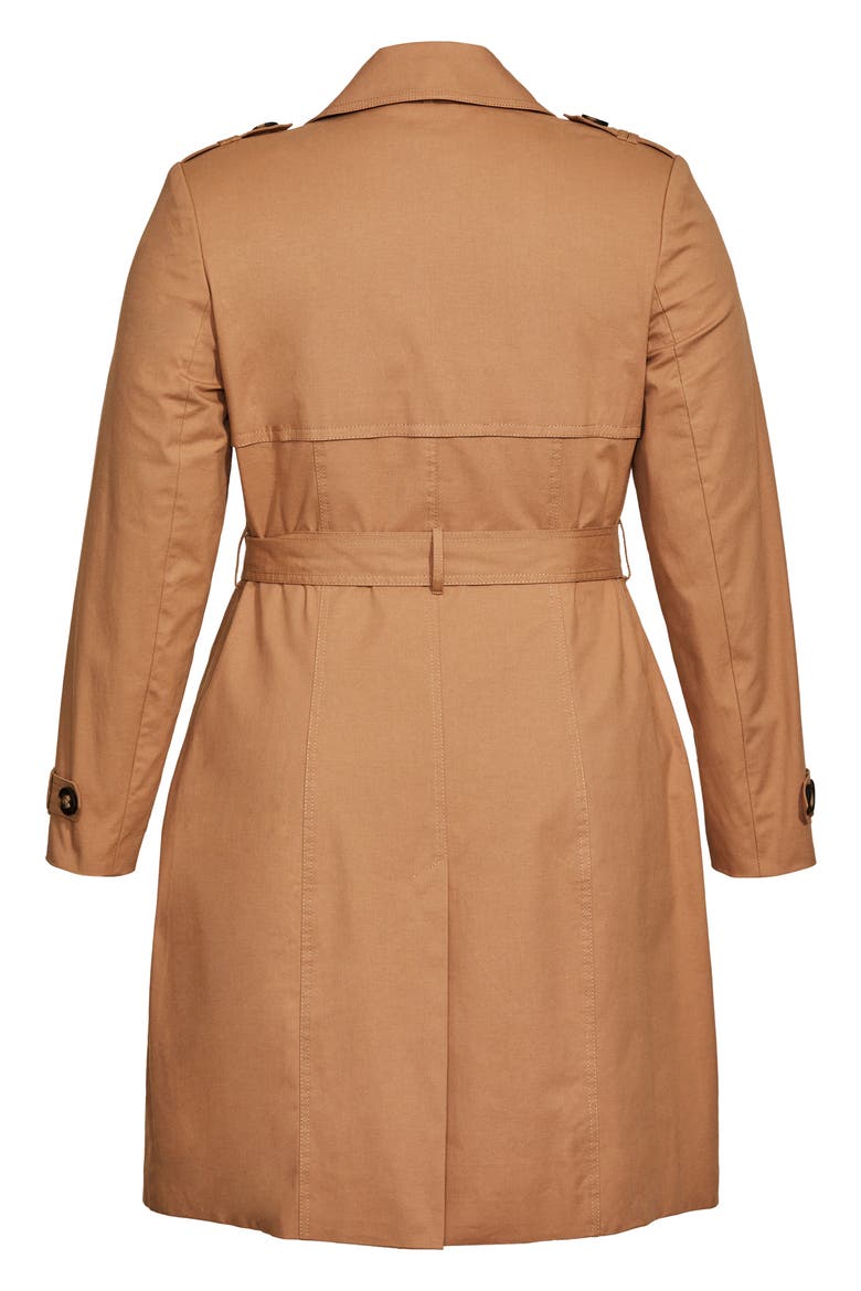 Urban Classic Trench Coat, Alternate, color, BISCUIT
