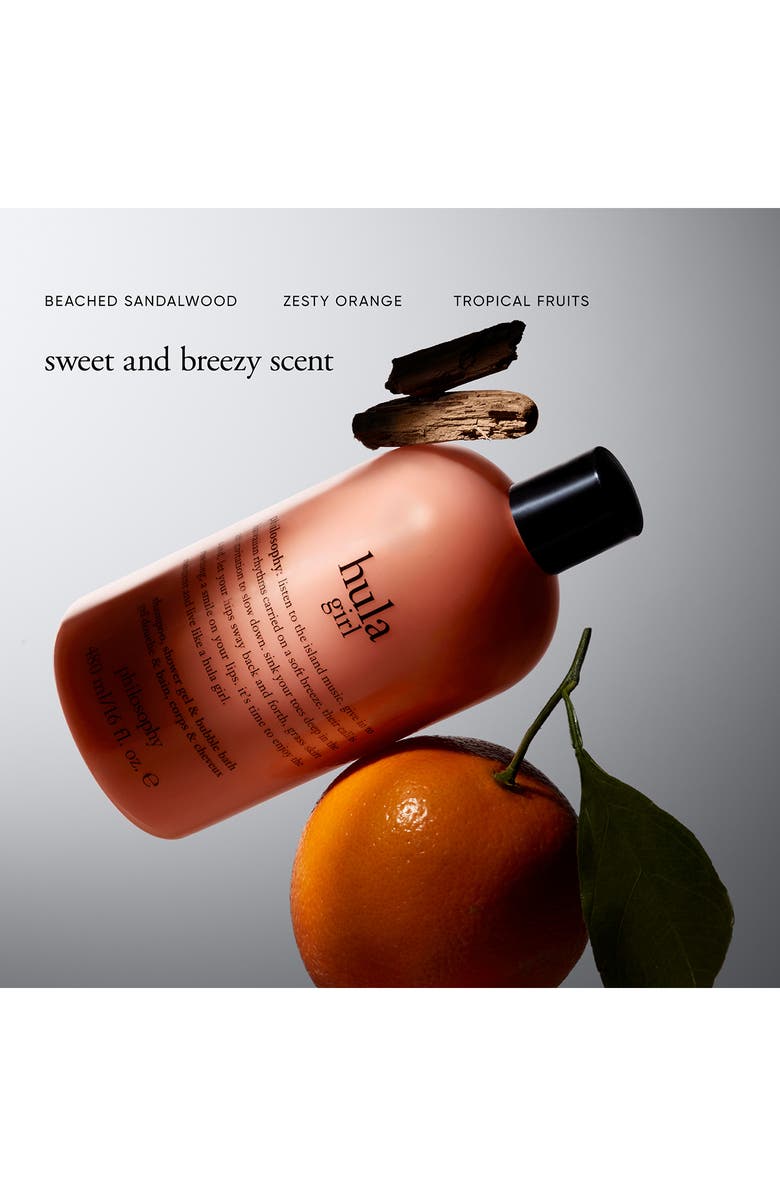 philosophy hula girl tropical shampoo, shower gel & bubble bath, Alternate, color,