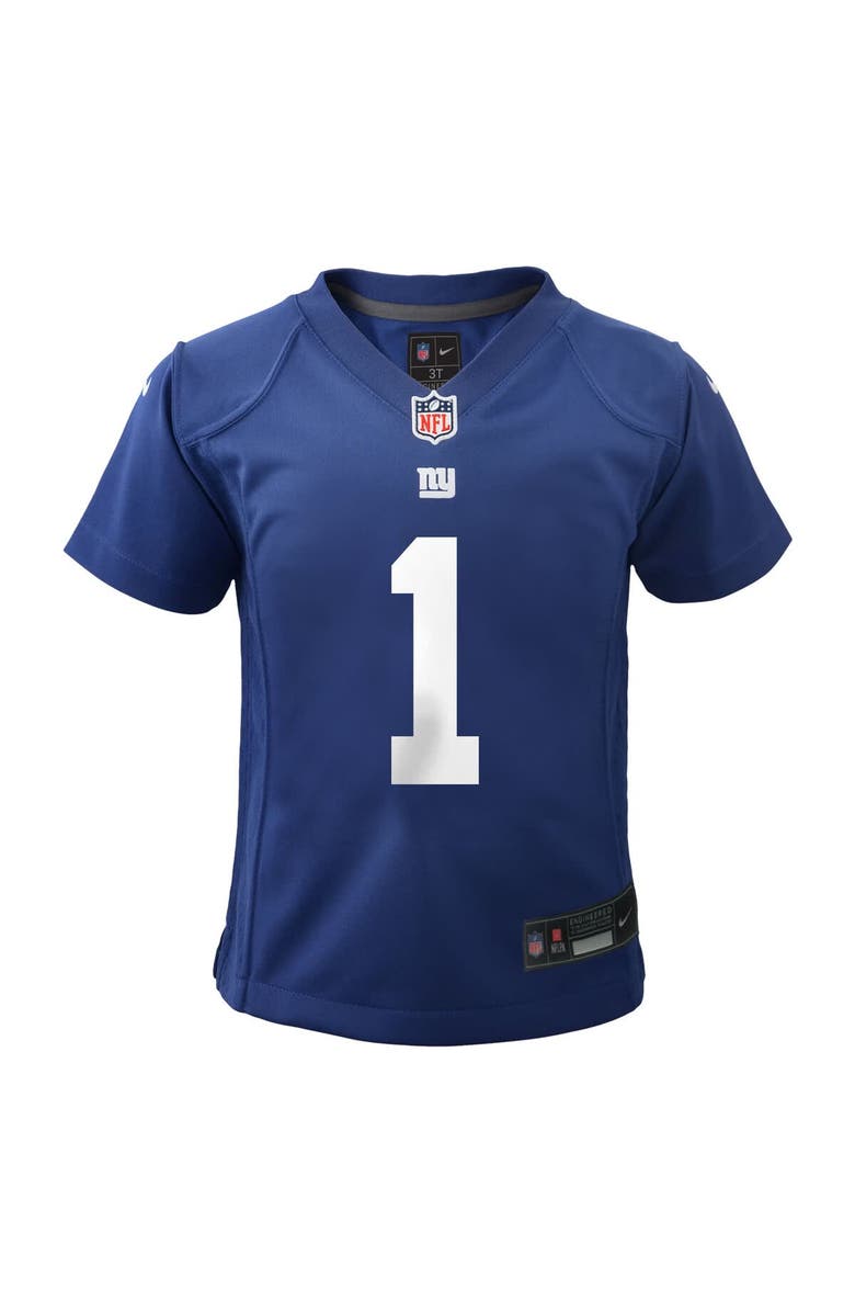 Nike Preschool Nike Malik Nabers Royal New York Giants Team Player Game Jersey, Alternate, color, Royal