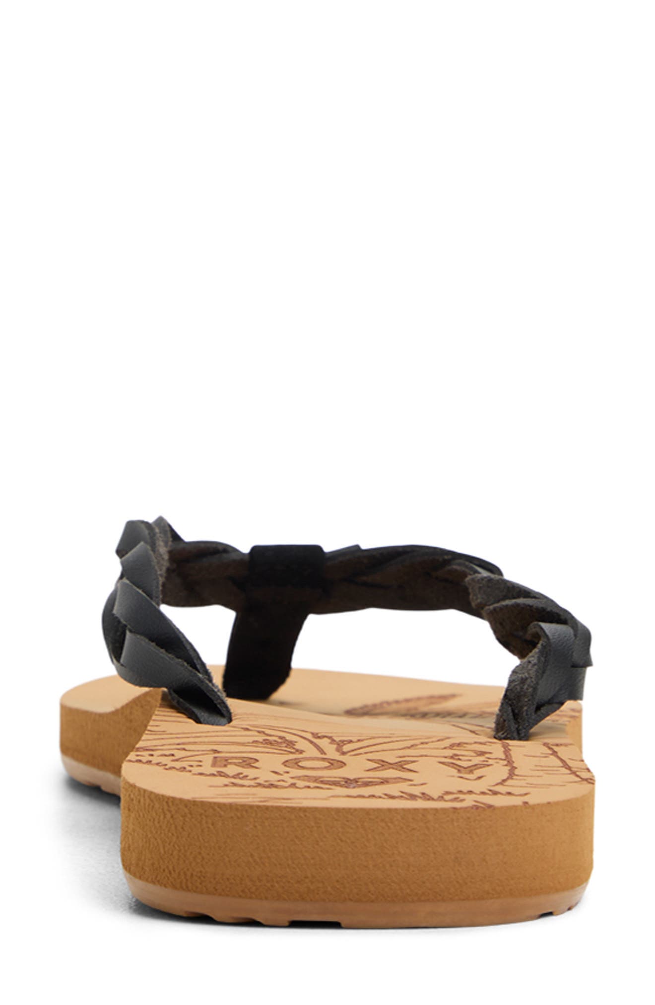 Roxy Feel Breezie Flip Flop, Alternate, color, Black