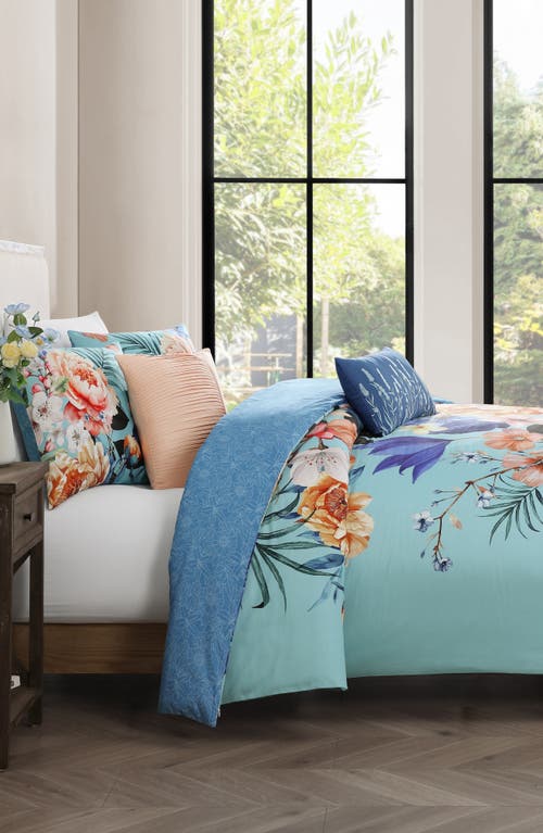 Bebejan Turquoise Reverie 5-piece Comforter Set In Blue