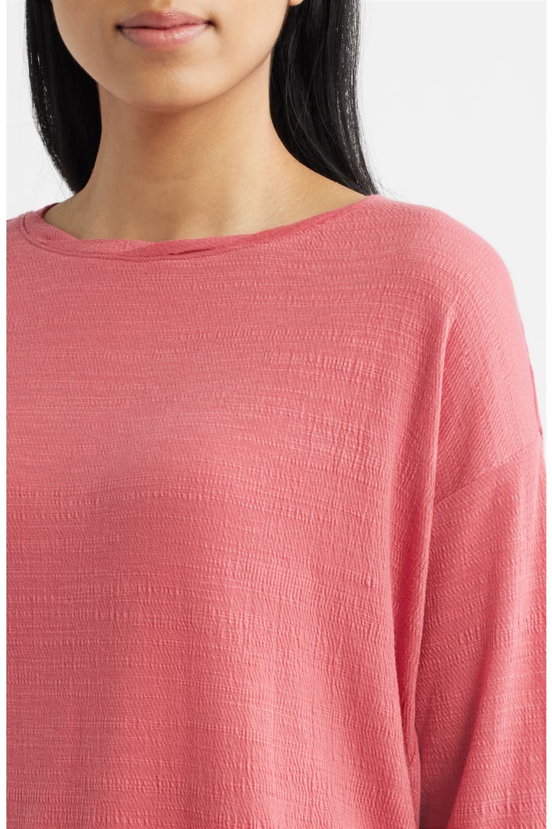 Texture Knit Top, Alternate, color, REDWOOD