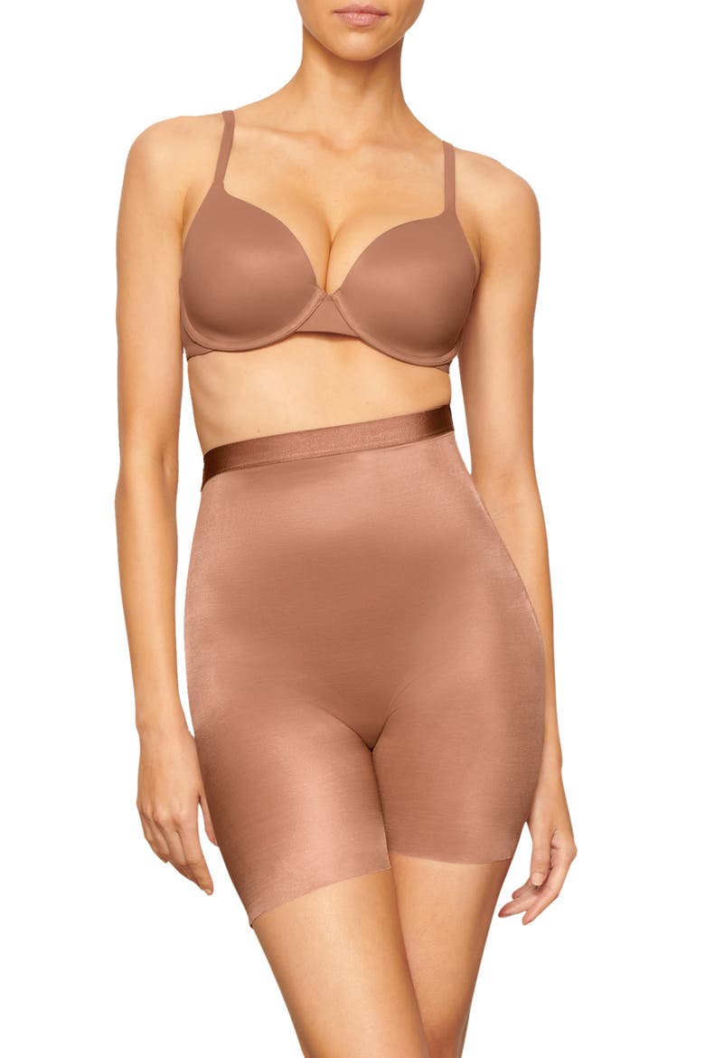 Simply Bare Low Back Shorts, Main, color, SIENNA
