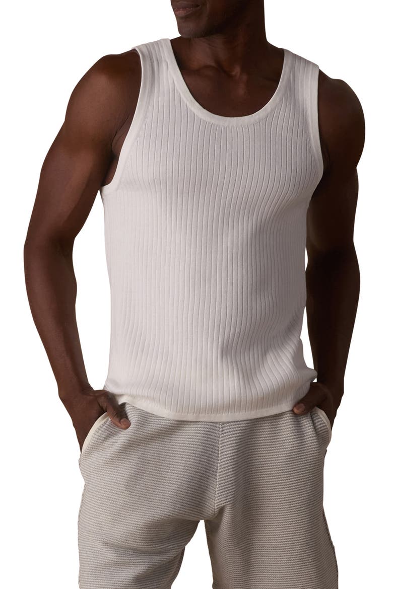The Undershirt Rib Tank, Main, color, IVORY