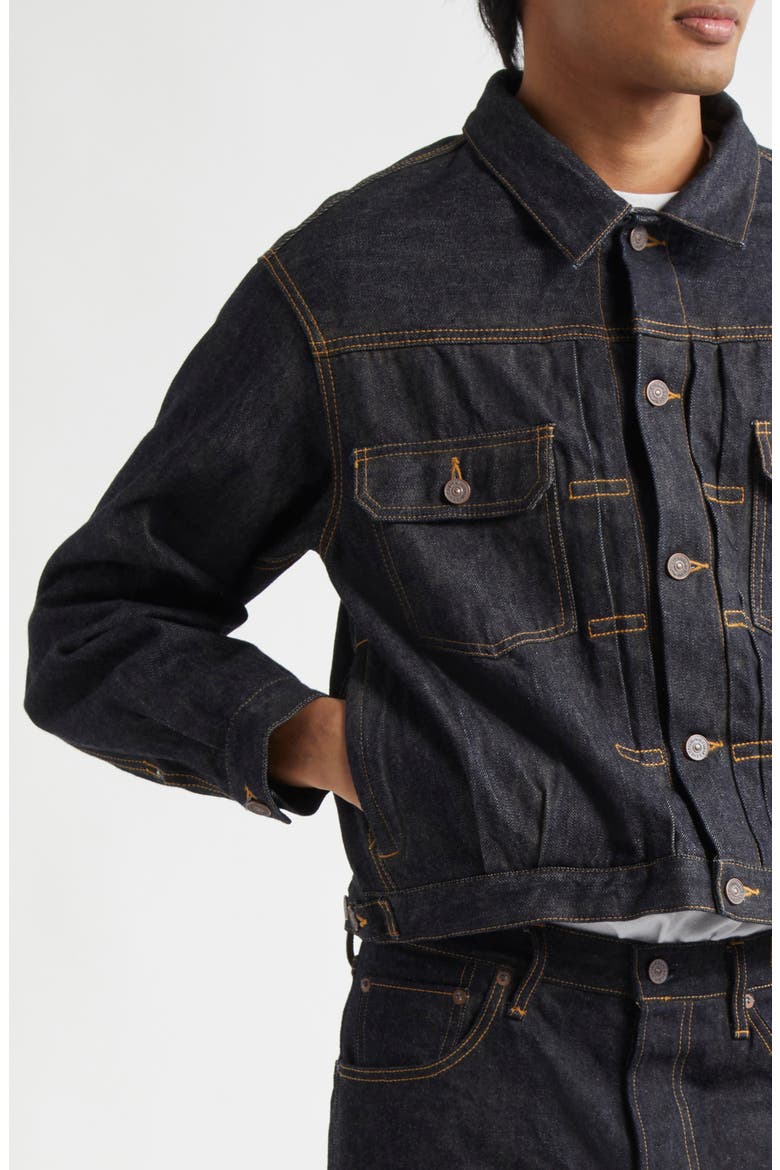 VISVIM 101X Oversize Overdyed Denim Jacket (Men) | Nordstrom