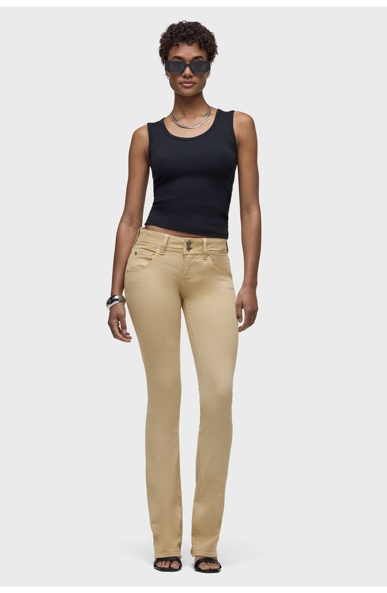 Hudson Jeans Beth Flap Pocket Baby Bootcut, Alternate, color, Safari