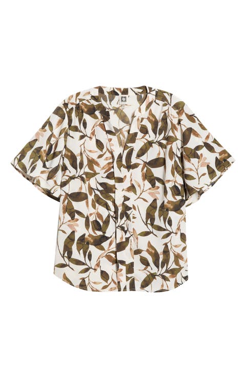 Flutter Sleeve Top (Plus)