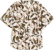 AK ANNE KLEIN Flutter Sleeve Top