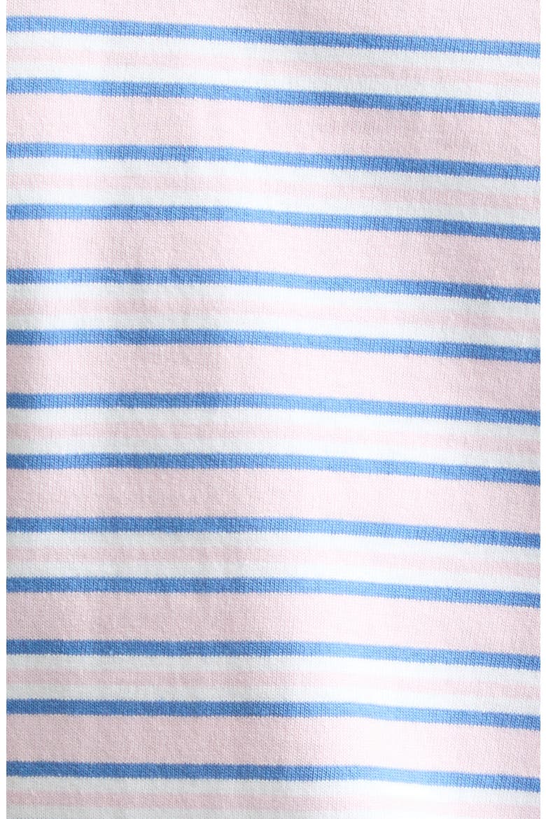 Striped Jersey Baby Polo, Alternate, color, PINK STRIPE