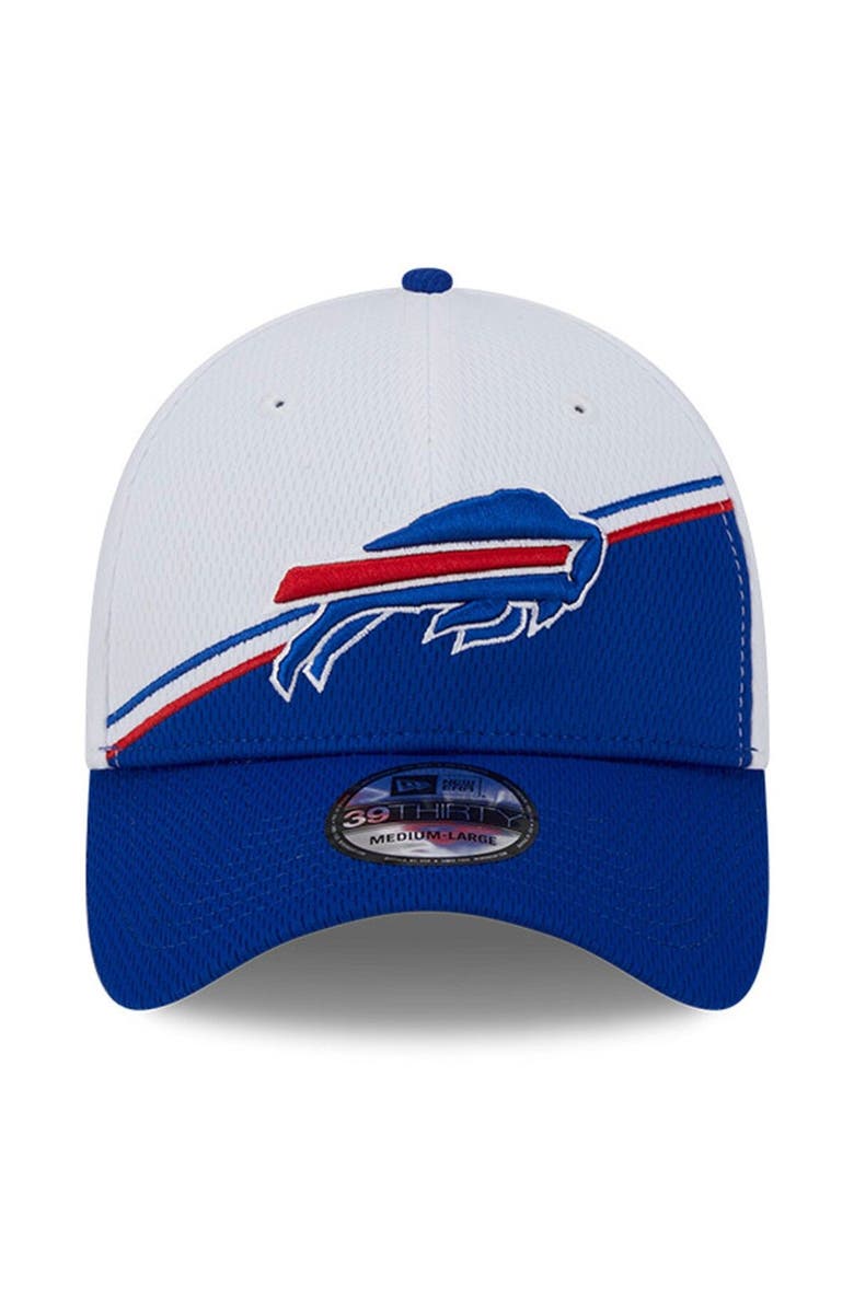 New Era Men's New Era White/Royal Buffalo Bills 2023 Sideline 39THIRTY Flex Hat, Alternate, color,