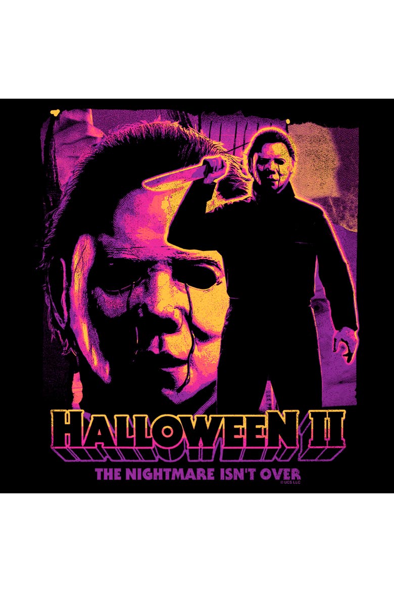 Men's Halloween II The Nightmare Isn't Over  Graphic T-Shirt, Alternate, color, Black
