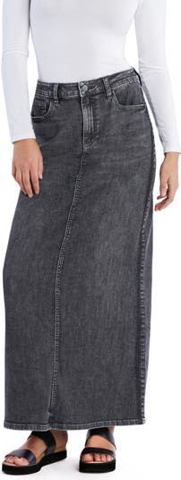 Maria Denim Maxi Skirt