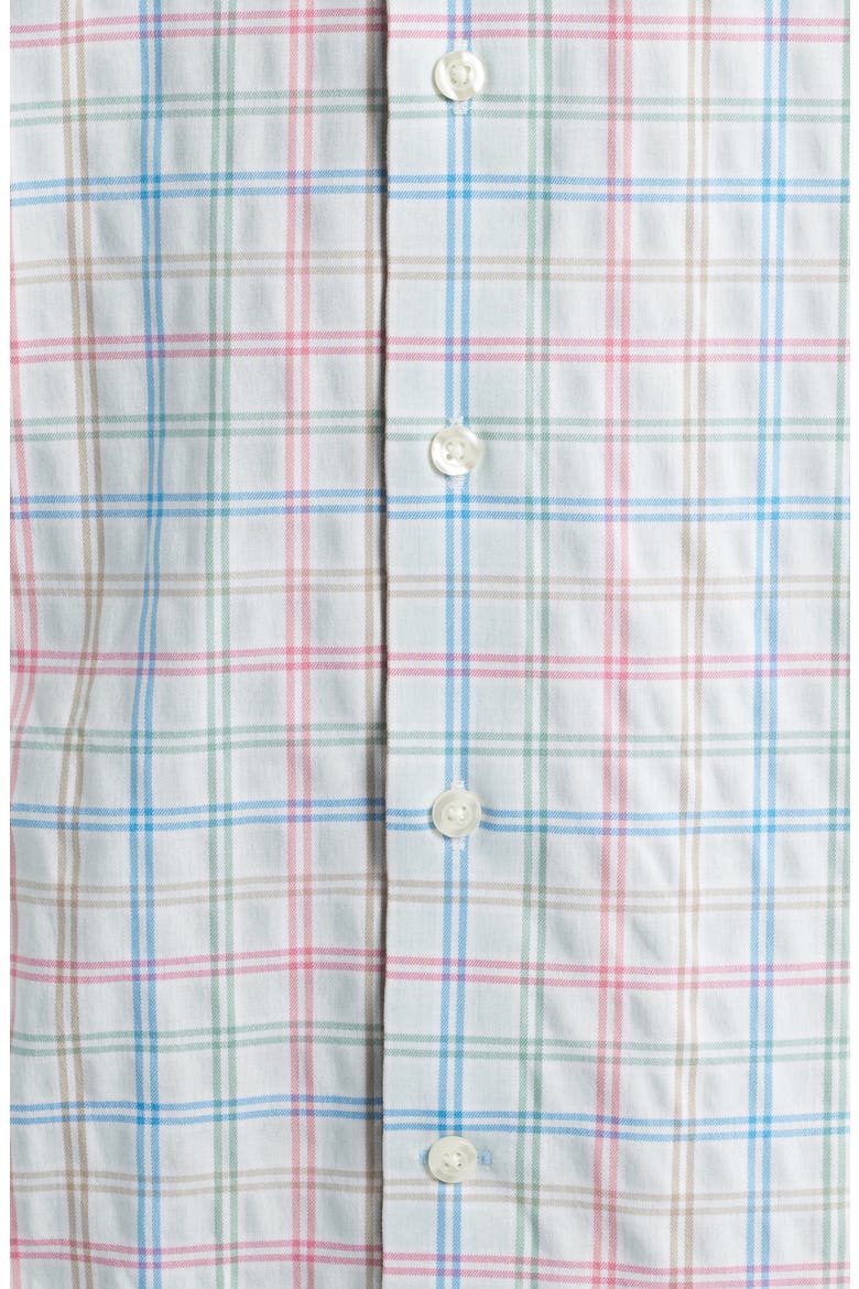 Bingham Tattersall Check Everyday Performance Button-Down Shirt, Alternate, color, GULF BLUE