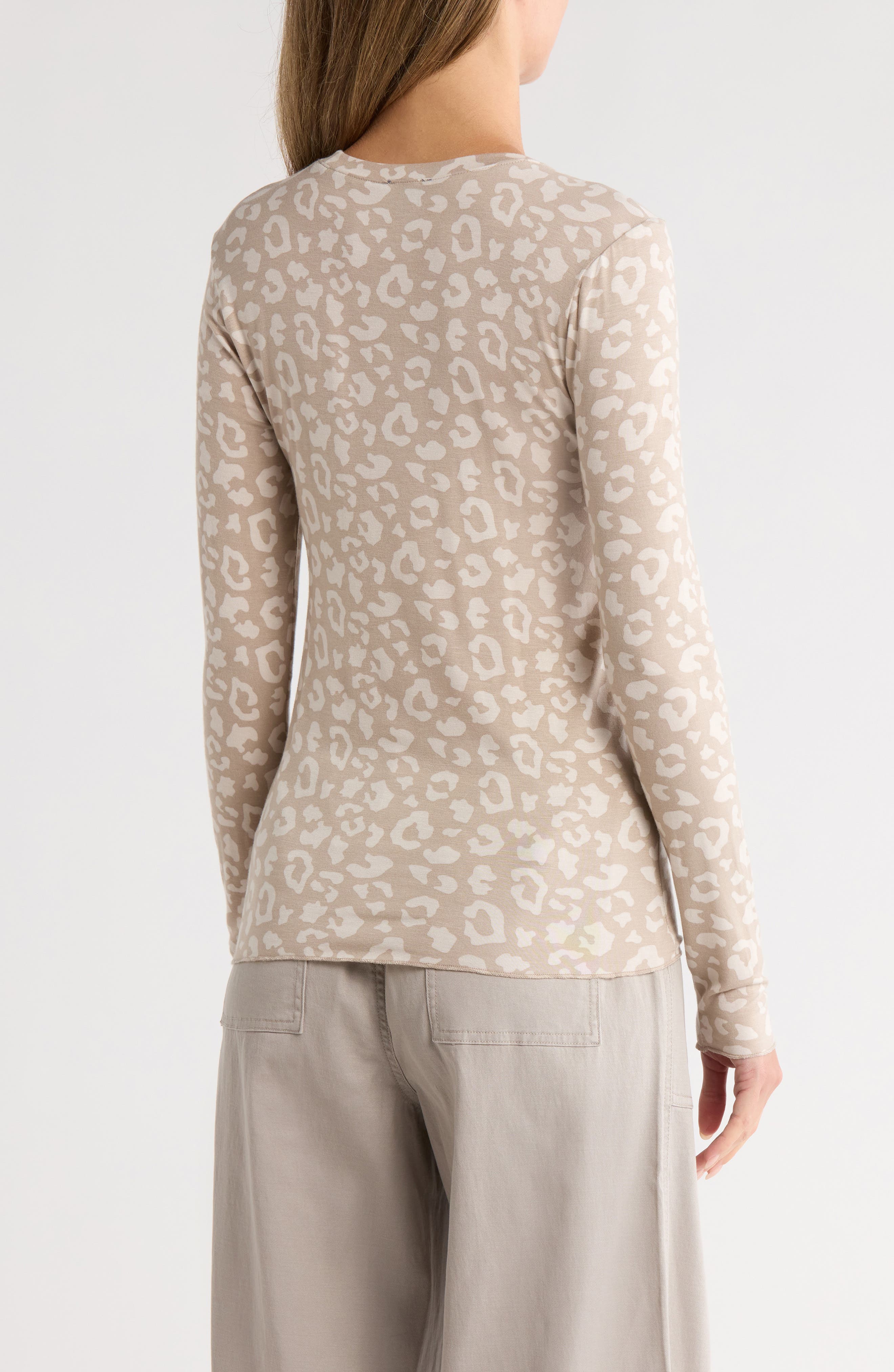 Leopard Print Long Sleeve T-Shirt - image 2