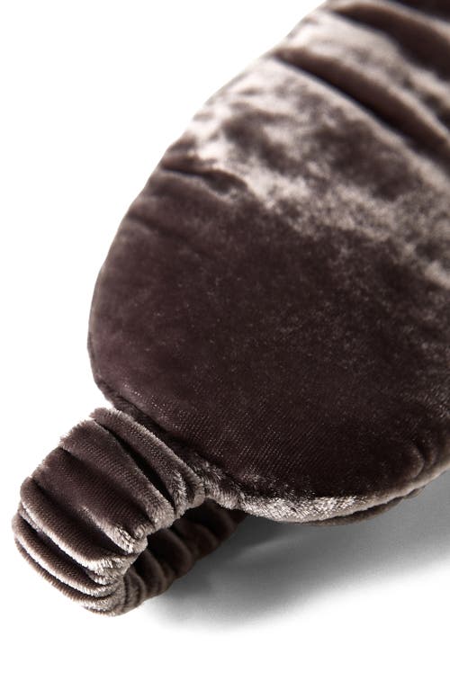 Mango Velvet Sleep Mask In Purple