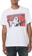 True Religion Stitched Block Buddha Graphic T-Shirt