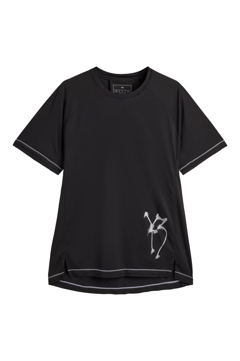 Chito Graphic Running Short Sleeve Tee, Alternate, color, BLACK
