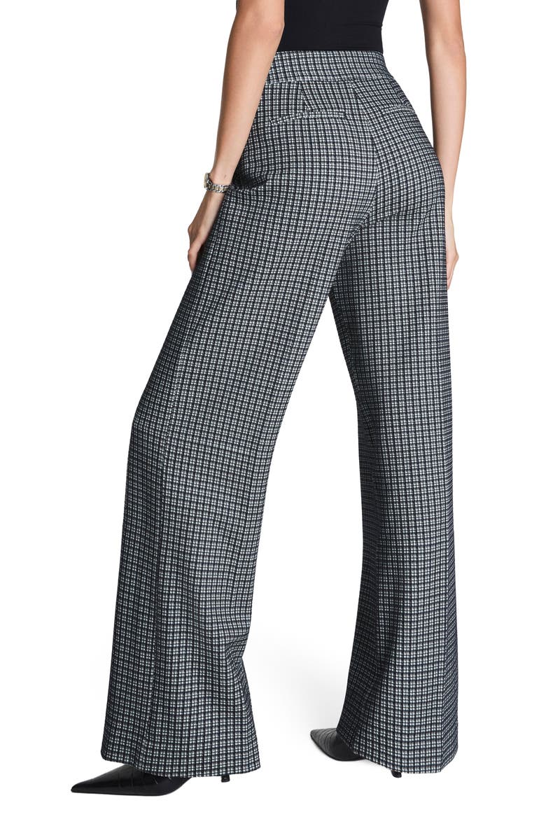 Ponte Wide Leg Jacquard Pants, Alternate, color, MINI COLLIER