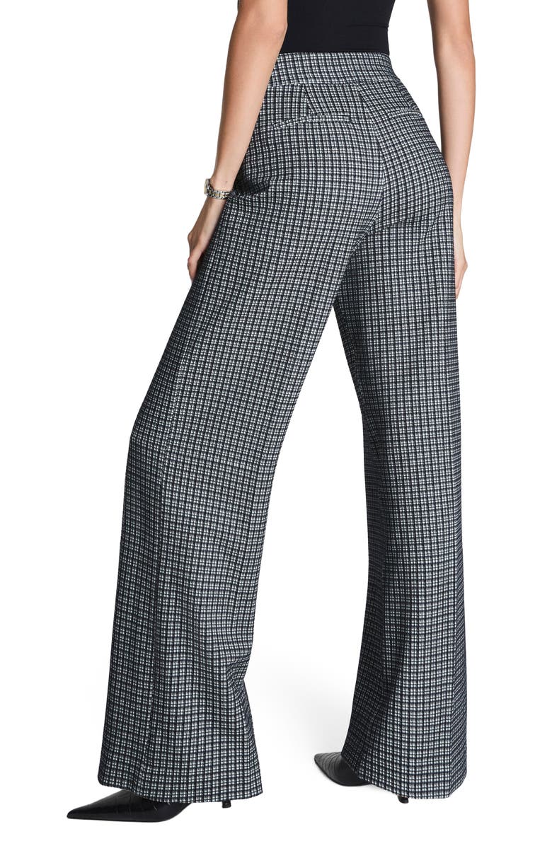 SPANX<sup>®</sup> Ponte Wide Leg Jacquard Pants, Alternate, color, Mini Collier