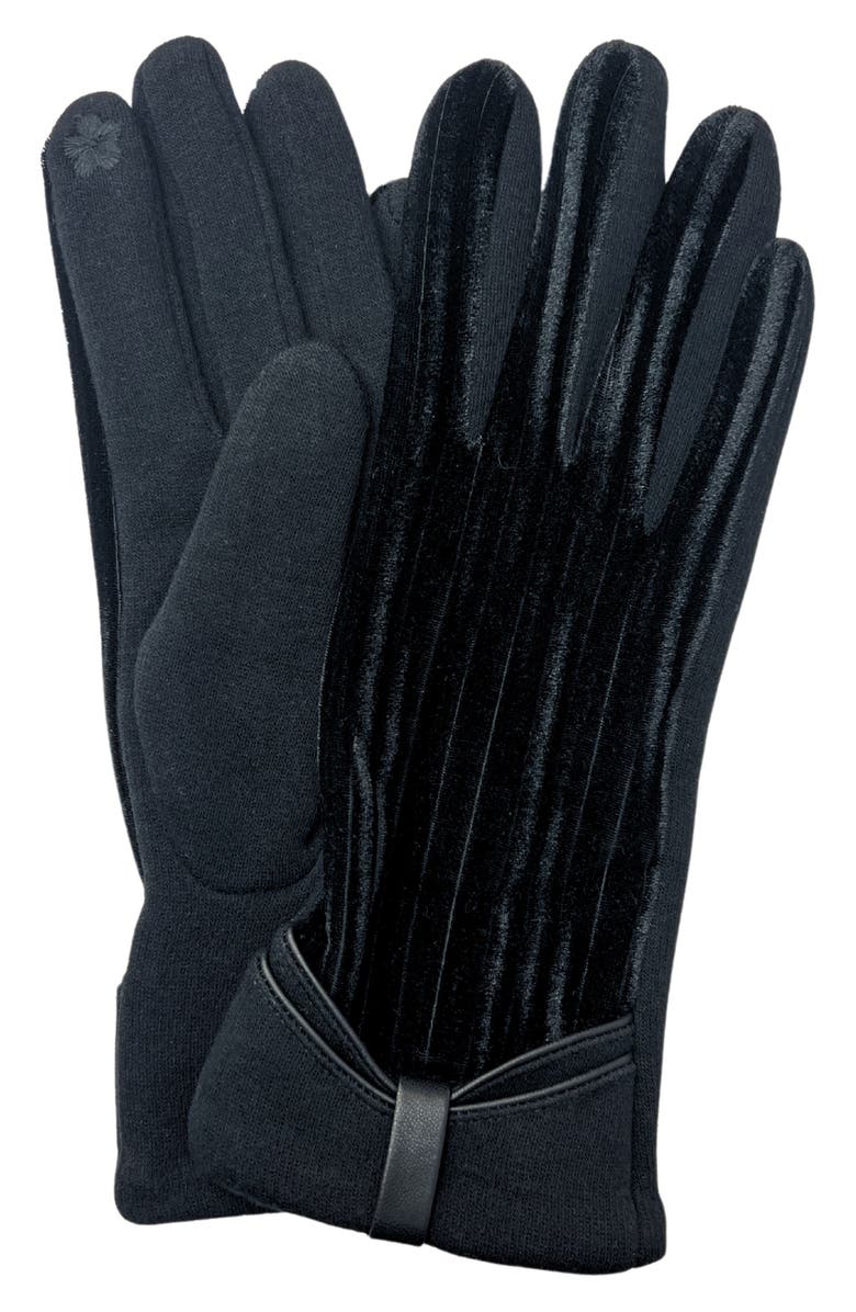 MARCUS ADLER Velvet Gloves, Main, color, Black